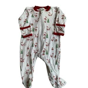 Kissy Kissy 0-3mo Christmas Pajamas